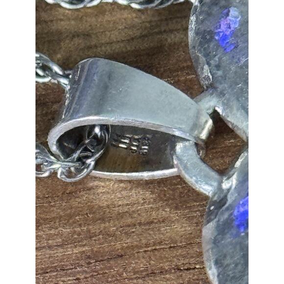 James Avery Retired RARE X-Large Puffy Heart Pendant And 21.5 Necklace 2 3/4”! - Picture 5 of 10